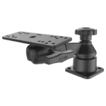RAM® Horizontal 6" Swing Arm Mount with Ball & Socket Rectangular Plate - Image 2