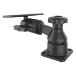 RAM® Horizontal 6" Swing Arm Mount with Ball & Socket Rectangular Plate - Image 4