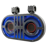 Dual 8" Marine and Powersports PRO Roll Cage Sound Bar System with Built in LED RGB Lights 500 Watts Rms ( 2 x PRO-HY8.4B Included) - Image 2